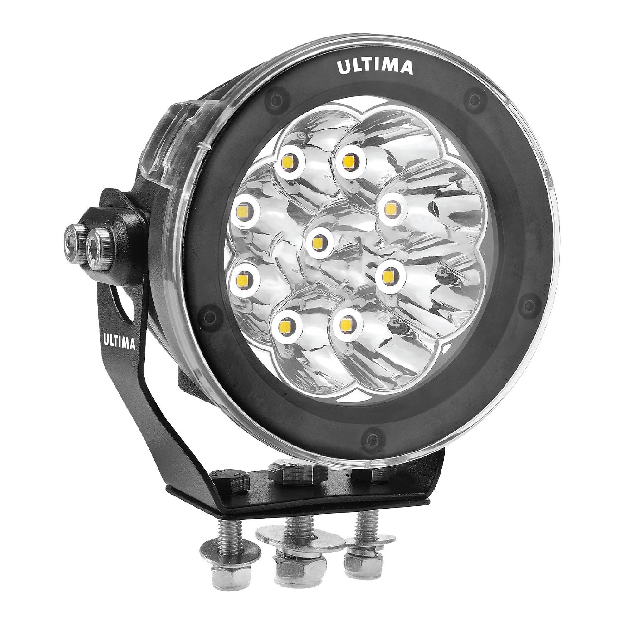 BWI Ultima, LED Driving Light, Round, 5in., 45W, Light Type LED, Lens Color Clear, Included (qty.) 1 Model# UT-72110-2